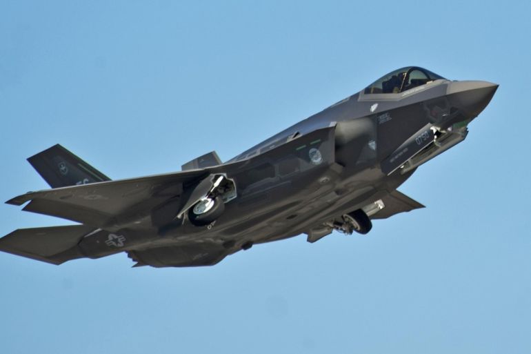 An F-35A Lightning II Joint Strike Fighter takes off on a training sortie at Eglin Air Force Base, Florida in this March 6, 2012 file photo.  The U.S. Air Force will deploy four Lockheed Martin Corp F-35 fighter jets to a different U.S, airbase this month as it assesses whether the new warplane can be declared combat-ready by August as planned, according to a senior officer February 4, 2016. REUTERS/U.S. Air Force photo/Randy Gon/Handout  ATTENTION EDITORS - THIS PICTURE WAS PROVIDED BY A THIRD PARTY. REUTERS IS UNABLE TO INDEPENDENTLY VERIFY THE AUTHENTICITY, CONTENT, LOCATION OR DATE OF THIS IMAGE. THIS PICTURE IS DISTRIBUTED EXACTLY AS RECEIVED BY REUTERS, AS A SERVICE TO CLIENTS. FOR EDITORIAL USE ONLY. NOT FOR SALE FOR MARKETING OR ADVERTISING CAMPAIGNS - RTR3SF8Y