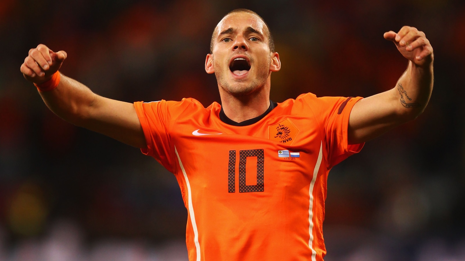 شنايدر قاد منتخب هولندا إلى نهائي مونديال 2010 (غيتي)