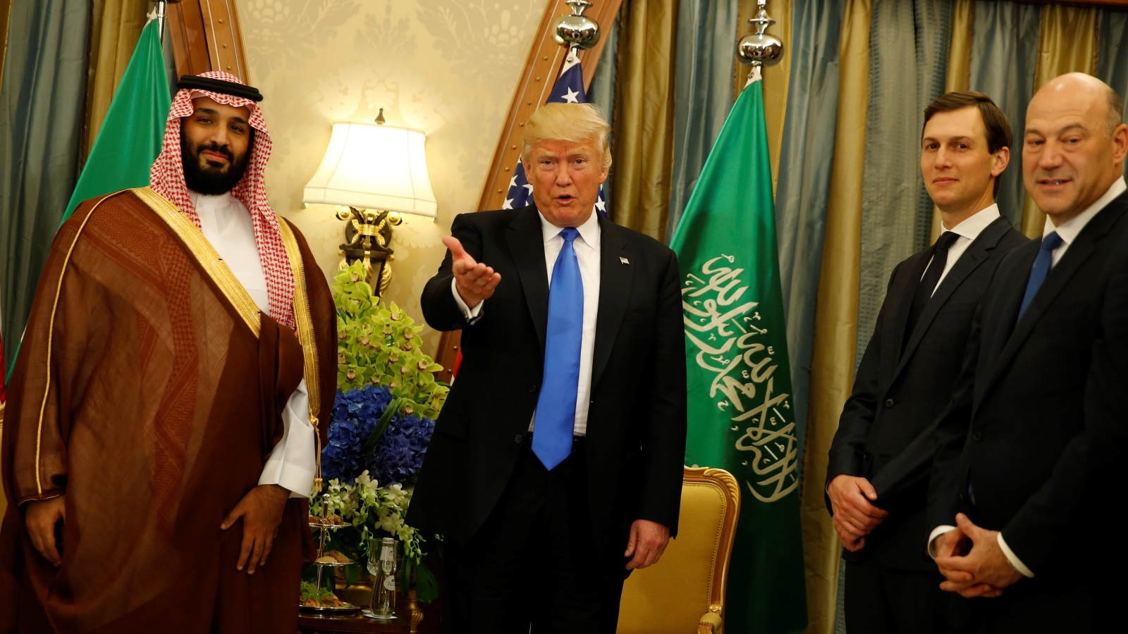 من زيارة ترامب إلى الرياض في مايو/أيار 2017 (رويترز)