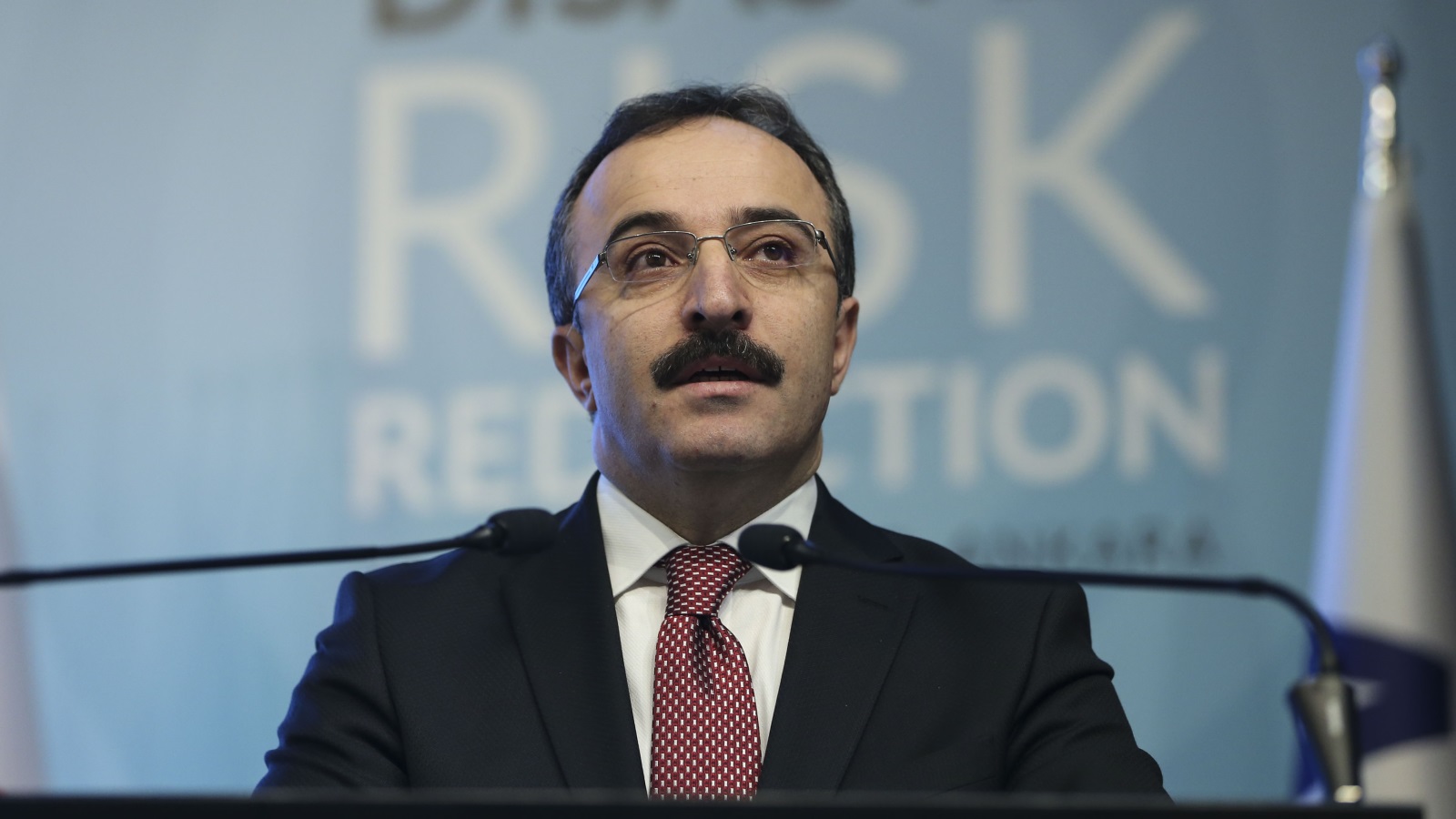 إسماعيل جكتلا نائب وزير الداخلية التركي خلال مؤتمر صحفي سابق في أنقرة (الأناضول)