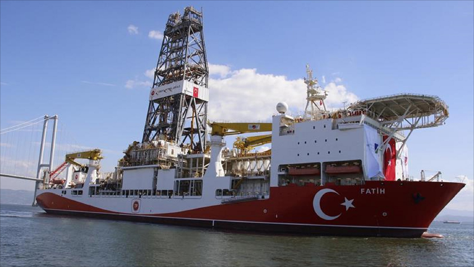 ‪أول سفينة تركية محلية الصنع للتنقيب عن النفط والغاز شرقي المتوسط‬ (الأناضول)