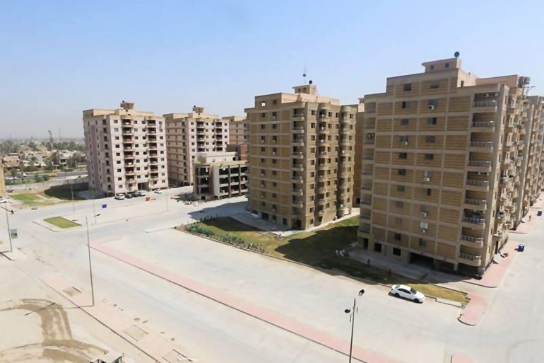 أحد المشاريع السكنية الجديدة شمالي بغداد