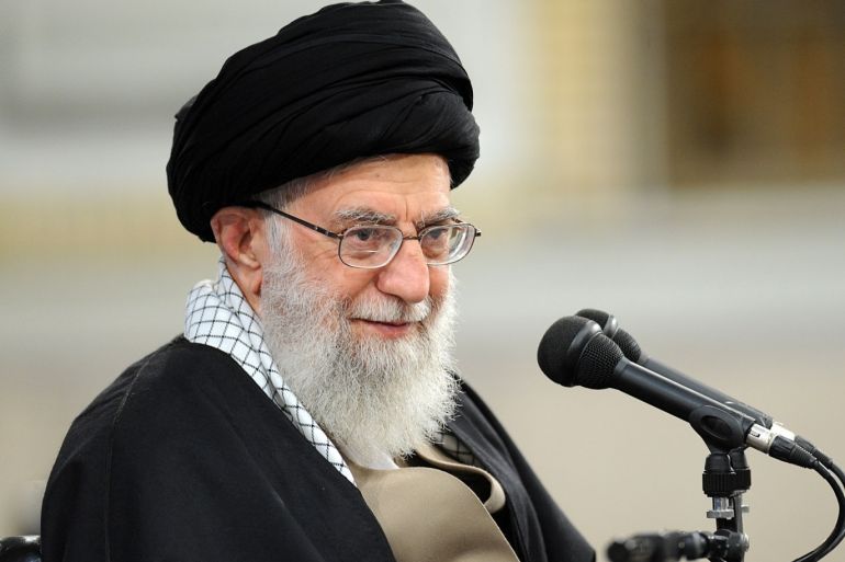 Iran's religious leader Ayatollah Ali Khamenei- - TEHRAN, IRAN - JANUARY 9: (----EDITORIAL USE ONLY – MANDATORY CREDIT -