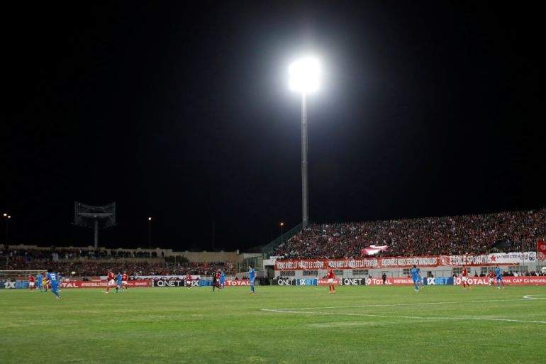 Soccer Football - CAF Confederation Cup Semi Final Second Leg - Etoile Sportive du Sahel v Zamalek - Stade Olympique de Sousse, Sousse, Tunisia - May 5, 2019 General view during the match REUTERS/Zoubeir Souissi