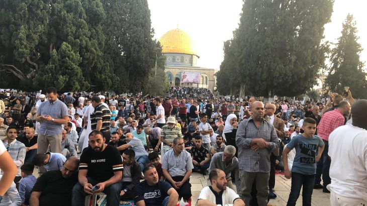 120 ألفا يصلون العيد في الأقصى رغم التضييقات الإسرائيلية