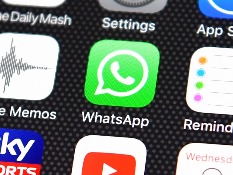 LONDON, ENGLAND - AUGUST 03: The Whatsapp app logo is displayed on an iPhone on August 3, 2016 in London, England. (Photo by Carl Court/Getty Images)