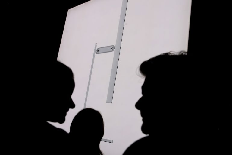 SAN JOSE, CALIFORNIA - JUNE 03: An image of the new Apple Pro Display and Pro Stand is displayed during the 2019 Apple Worldwide Developer Conference (WWDC) at the San Jose Convention Center on June 03, 2019 in San Jose, California. The WWDC runs through June 7. Justin Sullivan/Getty Images/AFP== FOR NEWSPAPERS, INTERNET, TELCOS & TELEVISION USE ONLY ==