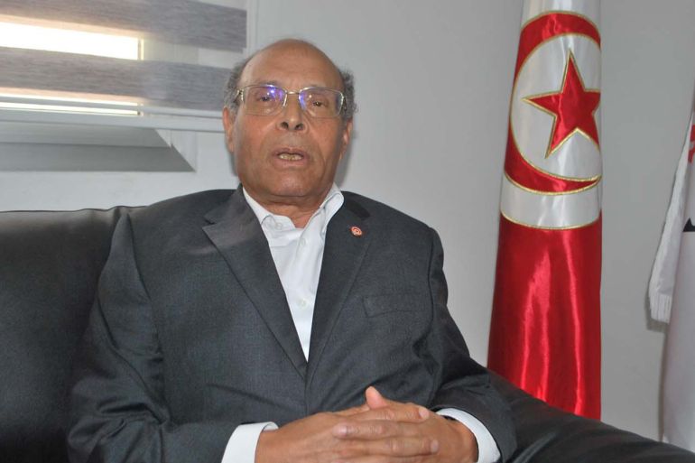 الرئيس التونسي المنصف المرزوقي/مقر حزب حركة تونس الإرادة/