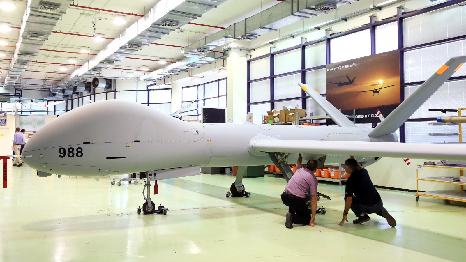 إسرائيل الأولى عالميا في تصدير وتصنيع الطائرات المسيرة (رويترز)