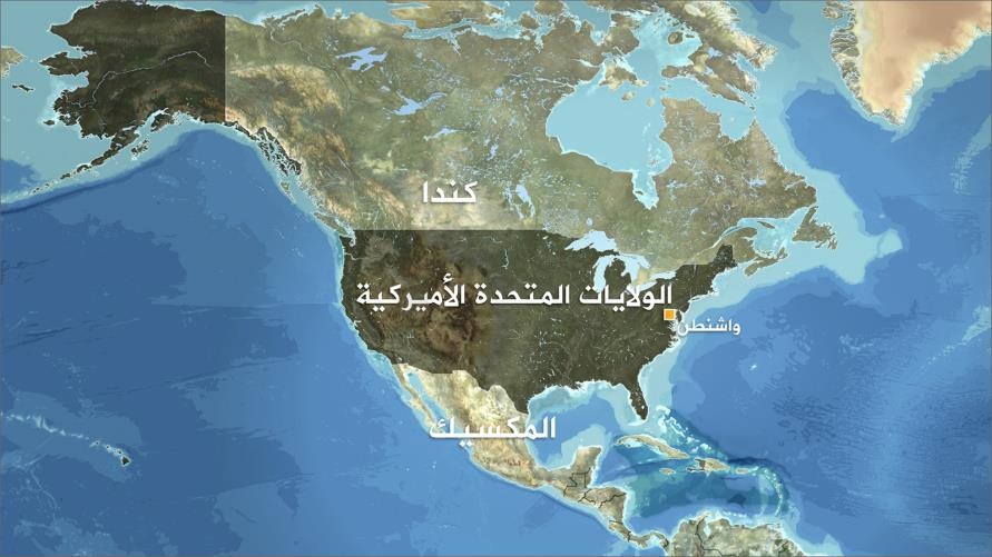 خريطة الولايات المتحدة الأميركية (الجزيرة)