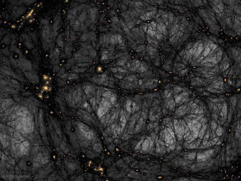 Said سعيد - المادة المظلمة تشكل حوالي 80 في المائة من كتلة الكون - وكالة ناسا (استخدام متاح مع ذكر المصدر ) - هل سبقت المادة المظلمة الانفجار الكبير؟