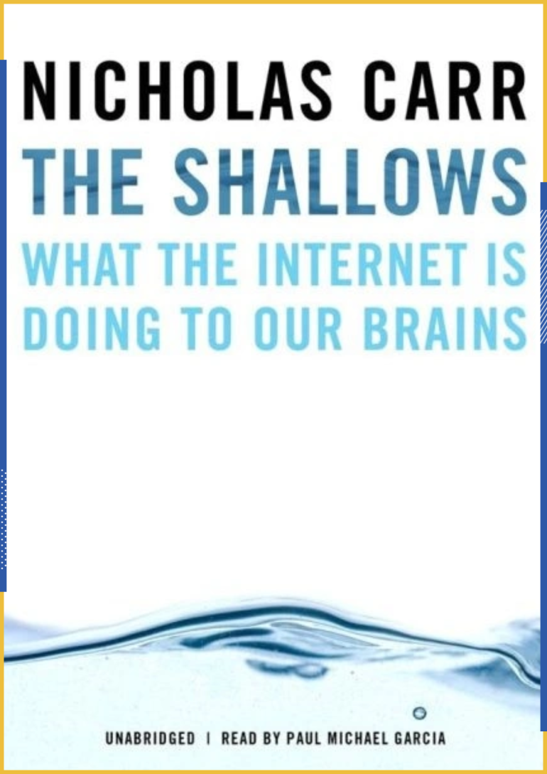 كتاب "the shallows - what the internet is doing to our brains"  نيكولاس كار (مواقع التواصل)