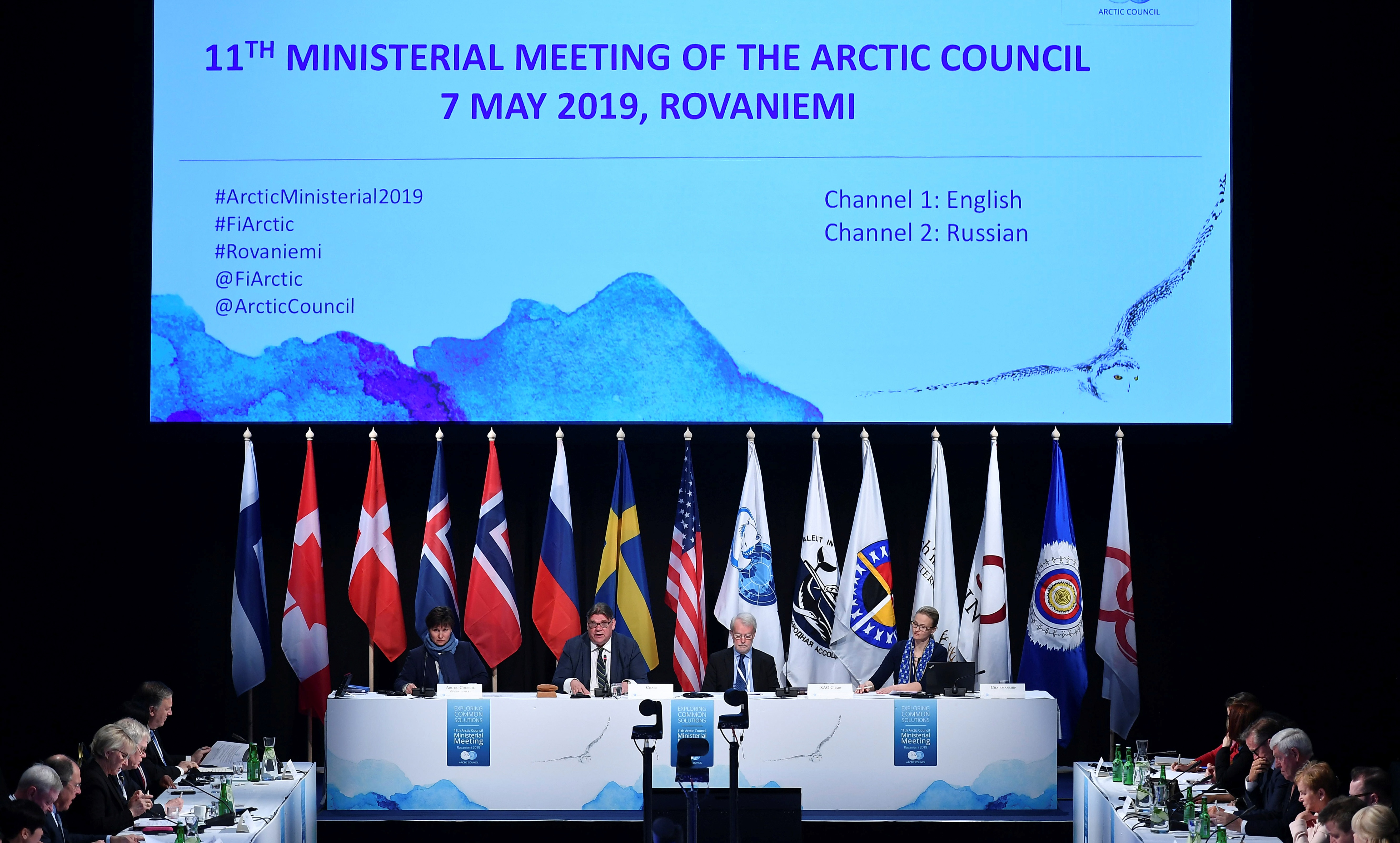  مجلس القطب الشمالي هي هيئة تنسيق دولية تضم في عضويتها الدول الثماني التي تمتلك أراضي داخل الدائرة القطبية الشمالية (رويترز)