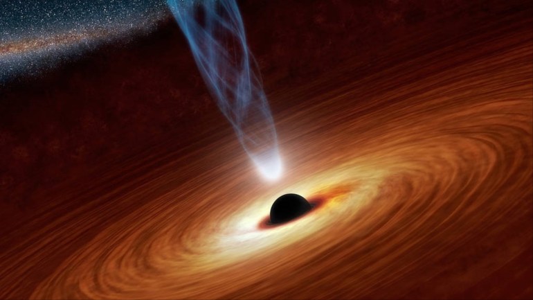 الثقوب السوداء التي نعرفها تتراوح ما بين 5 إلى 15 ضعف كتلة الشمس (ناسا)
