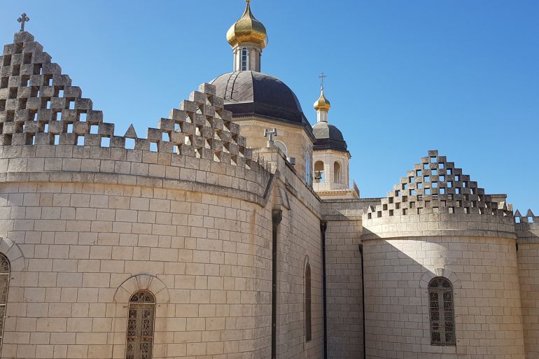 فلسطين-الخليل-عوض الرجوب-1 كانون أول 2019: كنيسة المسكوبية أو دير الثالوث المقدس