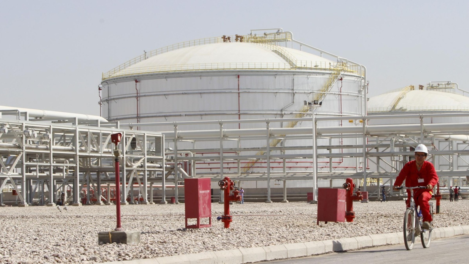 العراق يمتلك حوالي 3.5 تريليونات متر مكعب من احتياطات الغاز (رويترز)