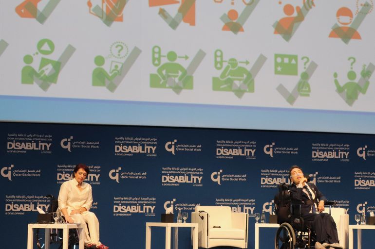 شارك في جلسات المؤتمر أشخاص ملهمون في مجال الإعاقة
