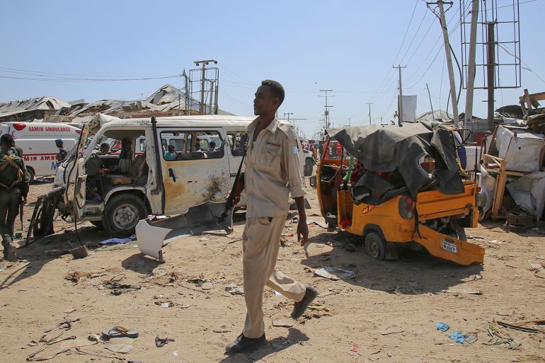 مقتل 80 وجرح العشرات بانفجار مفخخة بالعاصمة الصومالية