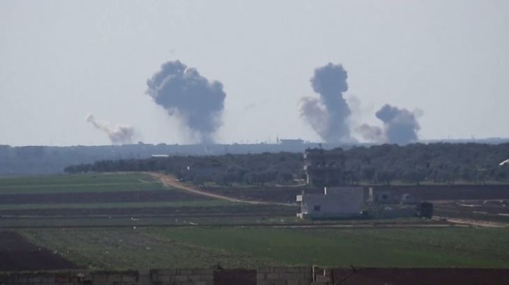 غارات تستهدف تجمعا عسكريا تركيا في ريف إدلب