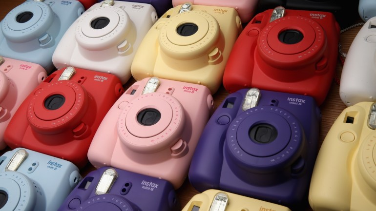 MASERU, LESOTHO - OCTOBER 17: Fuji Instant cameras ready to be used by children at the Sentebale Mamohato Children's Camp on October 17, 2015 in Maseru, Lesotho. Getty Images have partnered with Prince Harry's Charity Sentebale to help bring photography to some of the vulnerable children of Lesotho. In an ongoing project and with the Support of Fujifilm Getty Images has helped develop and run lessons with children at the new Sentebale Mamohato Children's Centre as a way of helping develop interpersonal, creative and communication skills amongst some of the most disadvantaged children in the world. Sentebale was founded by Prince Harry and Prince Seeiso of Lesotho ten years ago. (Photo by Chris Jackson/Getty Images)