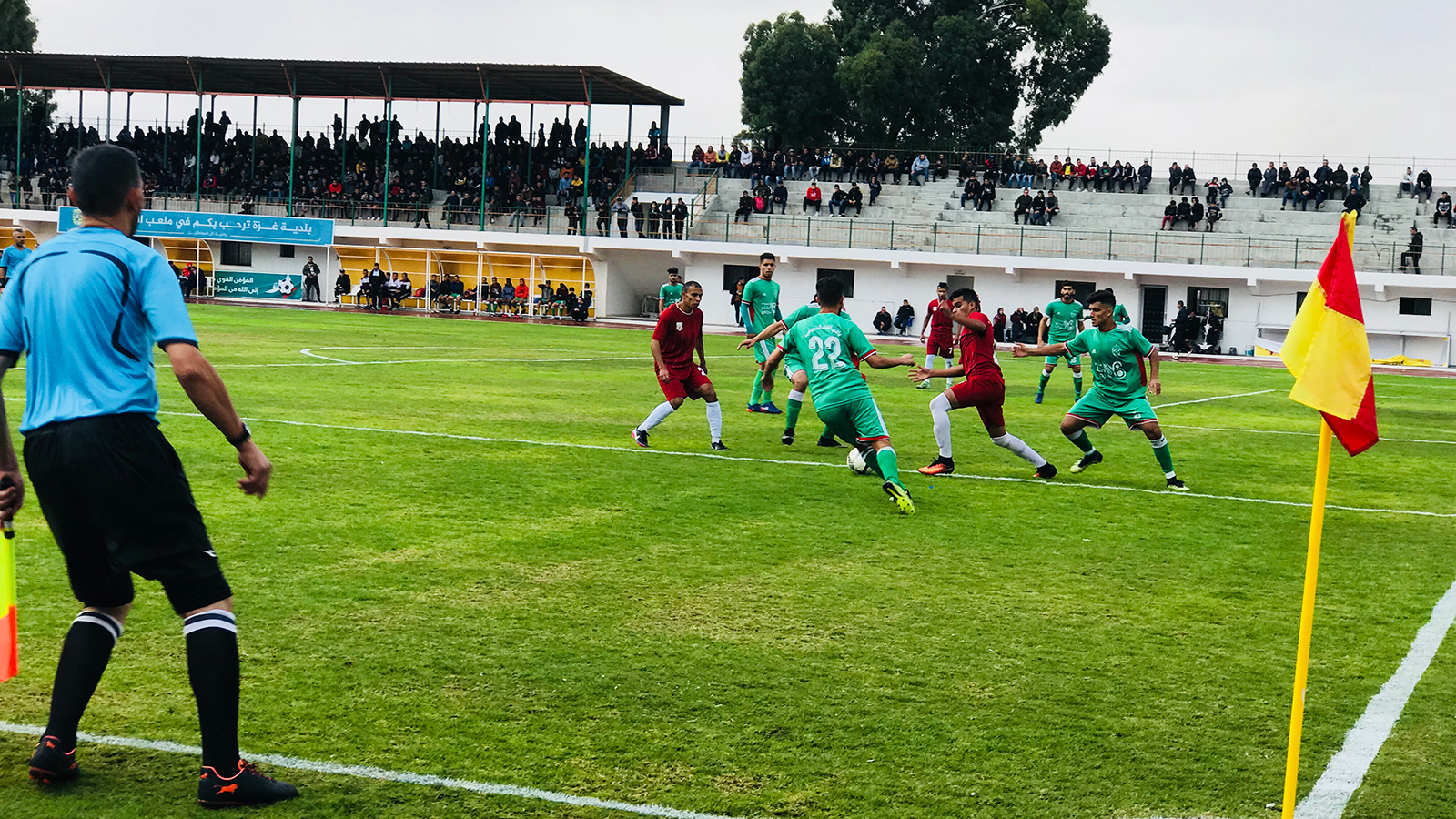 ملاعب غزة تفتقد مقومات الأمن والسلامة (الجزيرة)