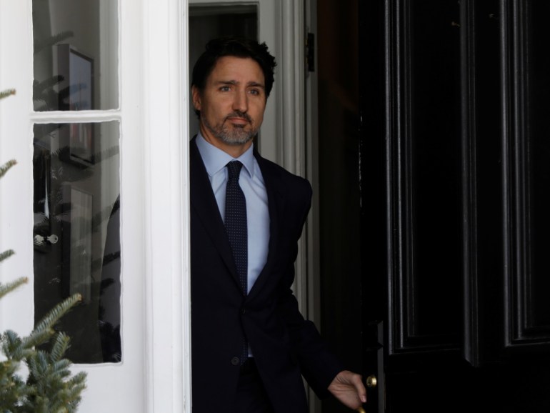 Canada's Prime Minister Justin Trudeau attends a news conference at Rideau Cottage in Ottawa, Ontario, Canada March 13, 2020. REUTERS/Blair Gable