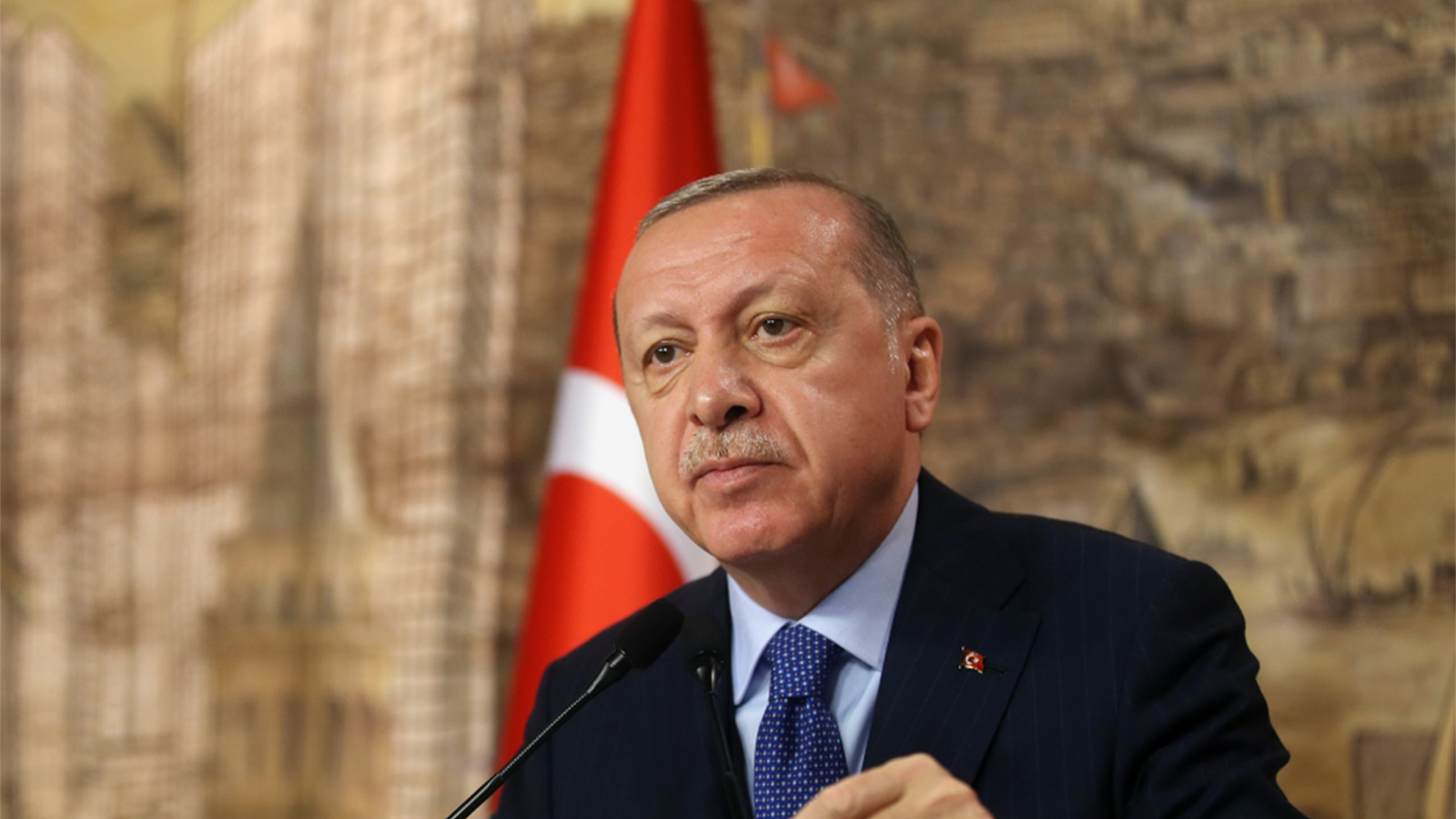 أردوغان أكد أن بلاده عازمة على عدم تحمل عبء مستدام لملايين اللاجئين (الجزيرة)