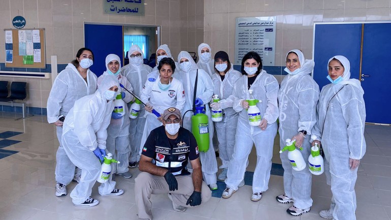 متطوعون من أجل الكويت في محاربة كورونا