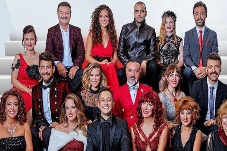 أبطال المسلسل التركي " سكان الحي الراقي الجدد" (مواقع التواصل )