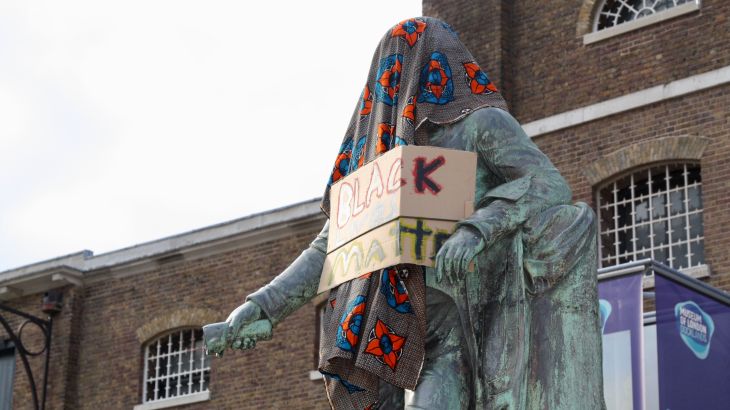 Slave trader Robert Milligan's statue removed in London