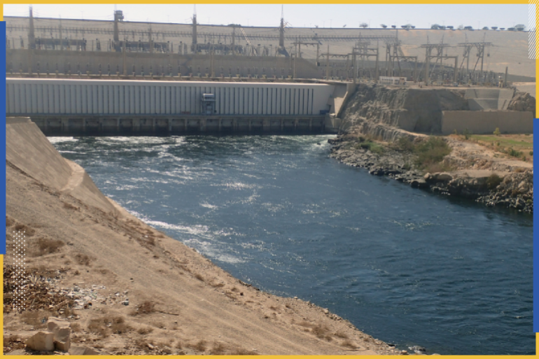 epa08144405 A general view of the Aswan High Dam in Aswan, Egypt, 19 January 2020 (issued 20 January 2020). Construction of the dam began in 1961 and was completed in 1971. It once supplied Egypt with 69 percent of its energy needs, but with Egypt's population explosion and modernization, it now supplies only 9 percent of the country's energy. EPA-EFE/KHALED ELFIQI