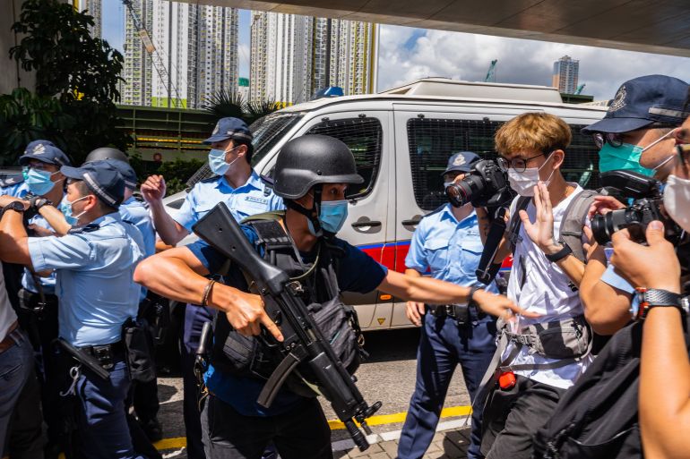 Demonstrations Continue In Hong Kong Against China's National Security Law