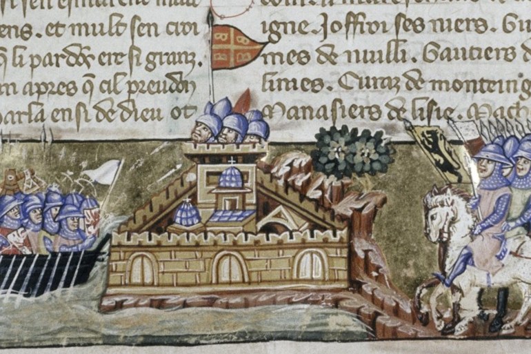 wikimedia Crusaders attack Constantinople