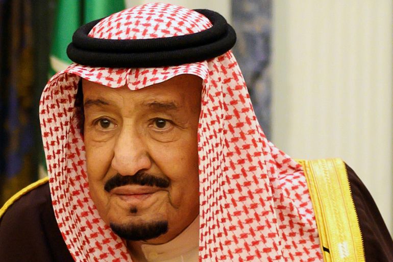 Saudi Arabia's King Salman bin Abdulaziz in Riyadh