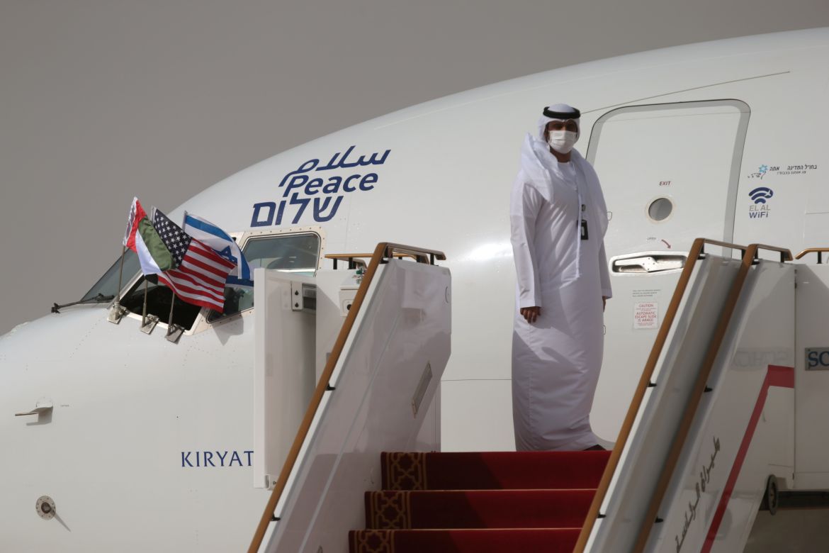 Israeli, U.S. officials on historic flight to UAE to formalise normalisation deal
