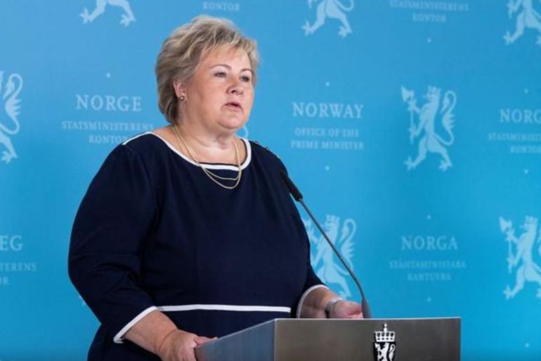 رئيسة وزراء النرويج