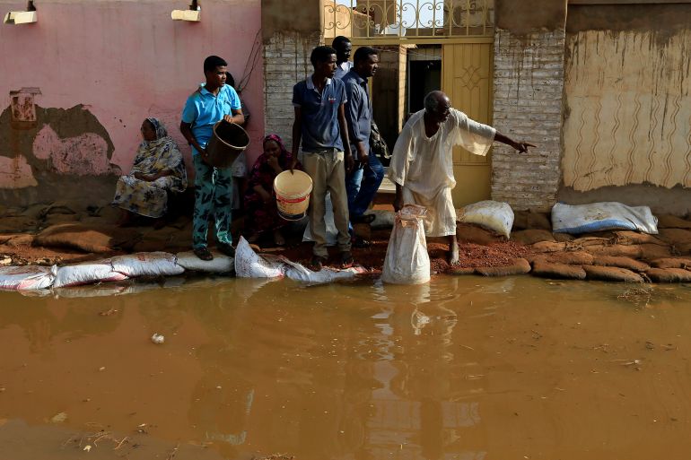 Floodwaters in Sudan reach record levels, in Khartoum