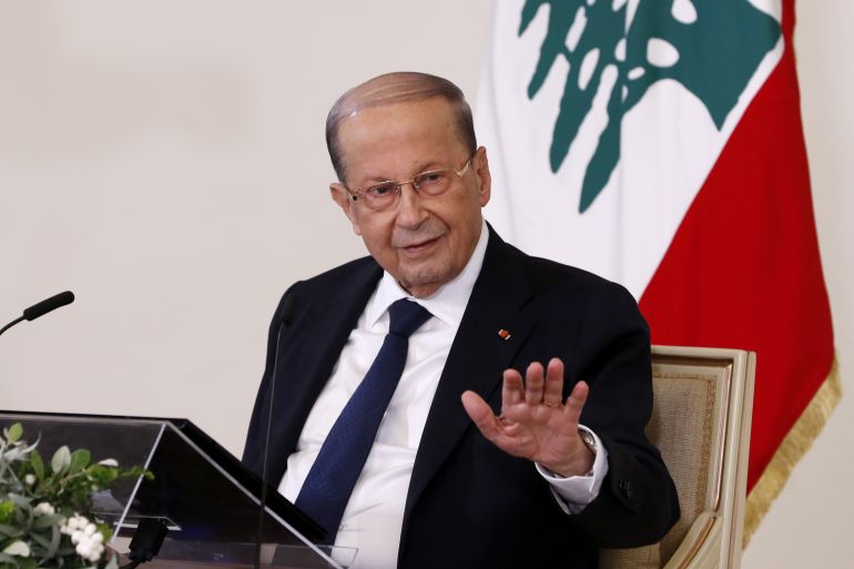 Lebanese President, Michel Aoun