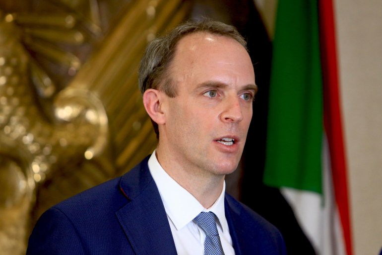 UK Foreign Secretary Dominic Raab visits Sudan