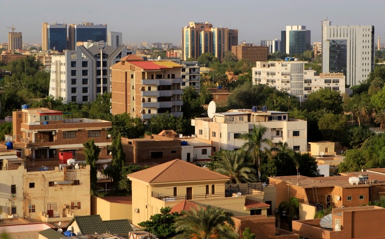 A general view of buildings in Khartoum