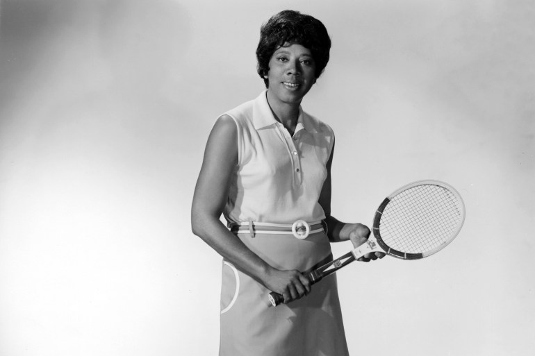 NEW YORK - CIRCA 1970: All-round athlete Althea Gibson poses for a portrait circa 1970 in New York City, New York. (Photo by Michael Ochs Archive/Getty Images)