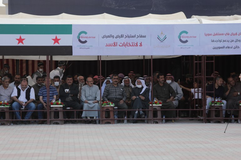 Syria Clans and Tribes Council (SKAM) meeting in Azaz