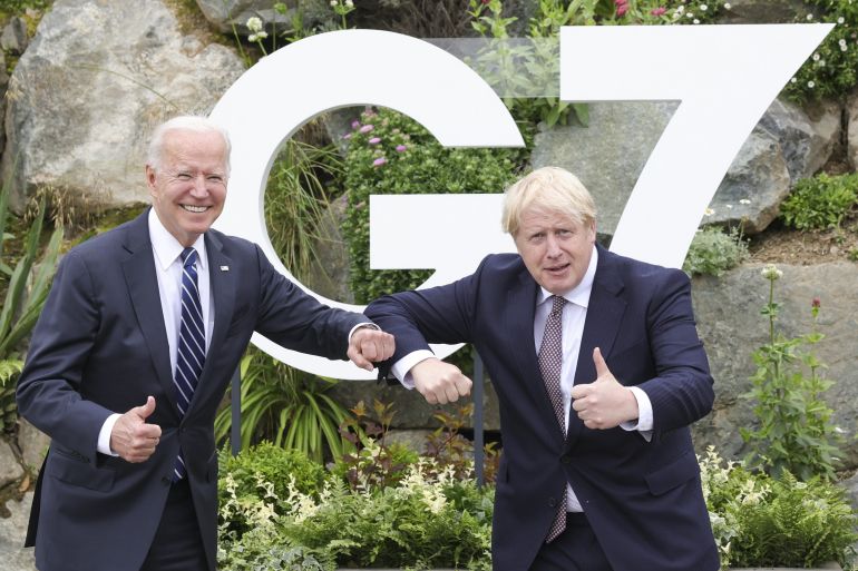 Boris Johnson - Joe Biden meeting in UK