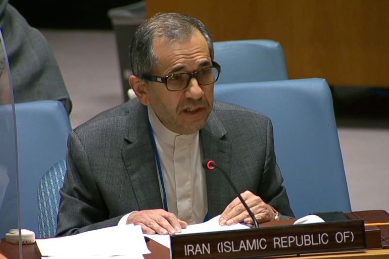من جلسة مفتوحة لمجلس الأمن بشأن الاتفاق النووي الإيراني