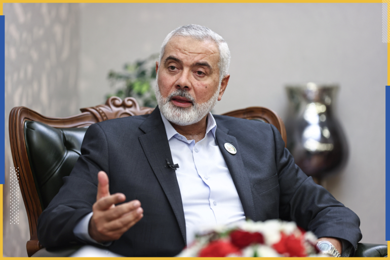 Chairman of Hamas Political Bureau Ismail Haniyeh in Istanbul ​​​​​​​- - ISTANBUL, TURKEY - MARCH 31: Chairman of the Hamas Political Bureau Ismail Haniyeh speaks to Anadolu Agency in an exclusive interview in Istanbul,Turkey on March 31, 2021.