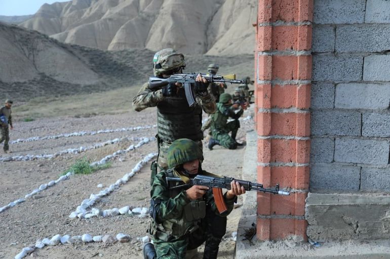 Afghan neighbours Uzbekistan and Tajikistan conduct joint military drill