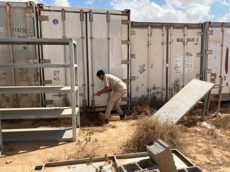 مئات الجثث لمقاتلي داعش محفوظة في حاويات في مصراتة بليبيا