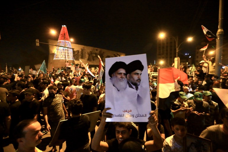 Shia cleric Sadr’s party leads Iraq parliamentary elections