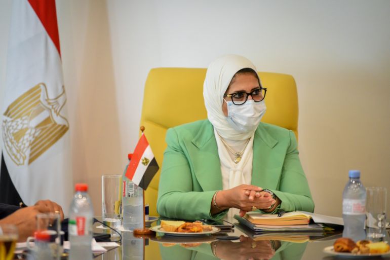 وزيرة الصحة المصرية هالة زايد - المصدر : مواقع التواصل الاجتماعي