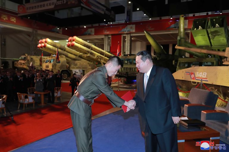 Defence Development Exhibition, in Pyongyang